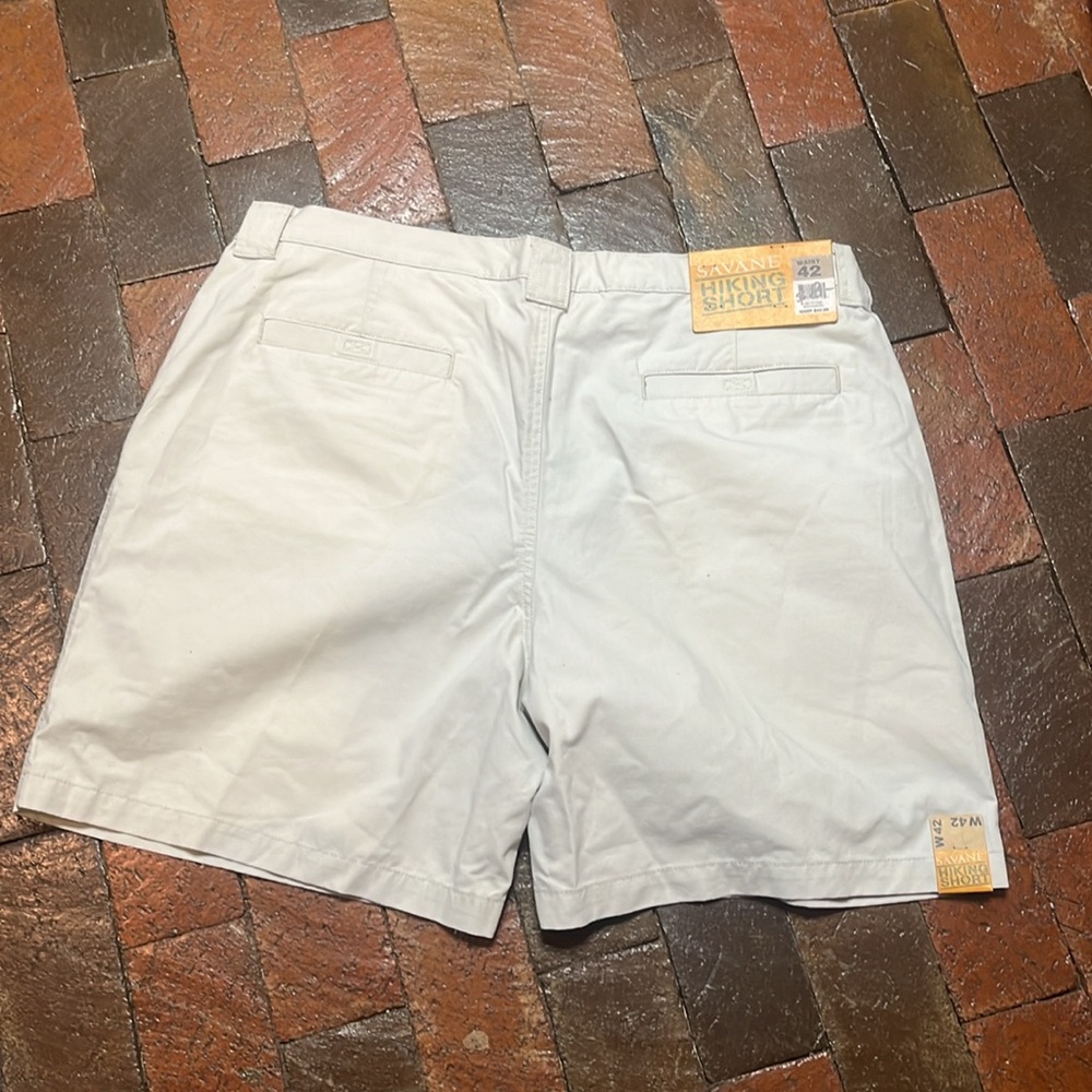 4 pair Savane cargo shorts 42 with 7” inseam